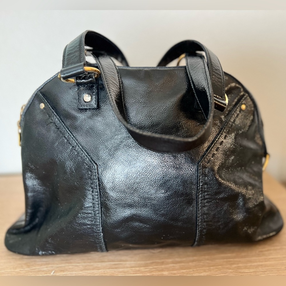 Yves Saint Laurent Medium Patent Muse Shoulder Bag (Used) - Picture 2 of 9